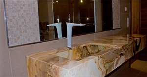Stone Wood Quartzite Bathroom Top