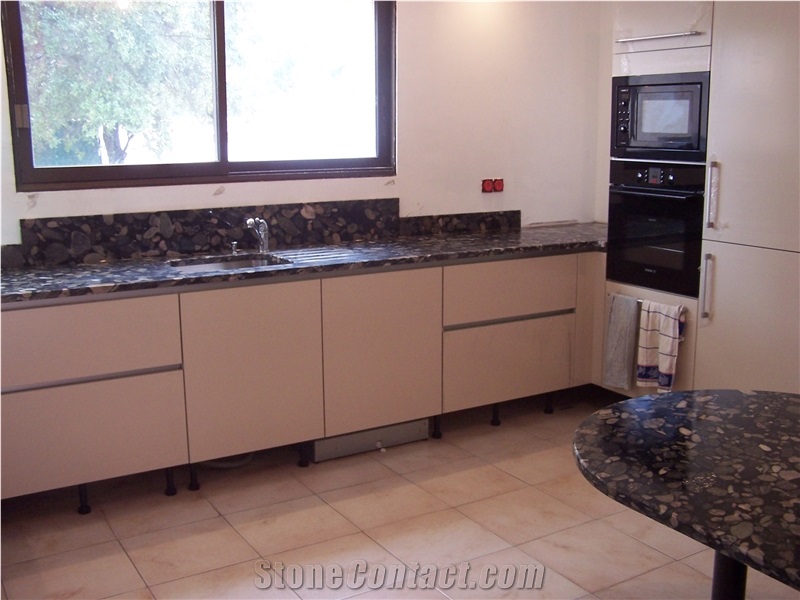 Black Marinace Granite Kitchen Countertop
