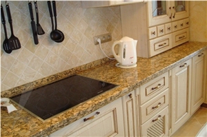 Giallo Veneziano Granite Kitchen Countertop