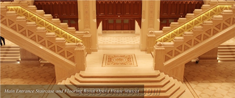 Main Entrance Staircase and Flooring Royal Opera House Muscat