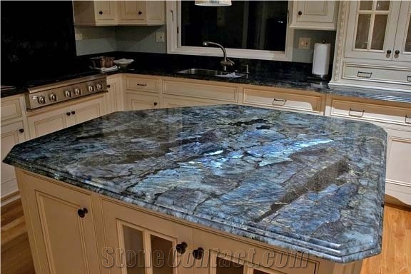 Labradorite Blue Granite Kitchen Countertop From United States