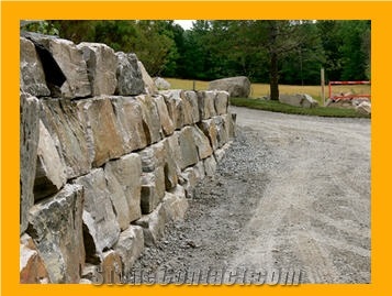 Granite Blocks for Garden Retaining Wall