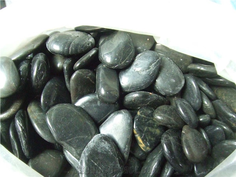 China Black Pebble & Gravels
