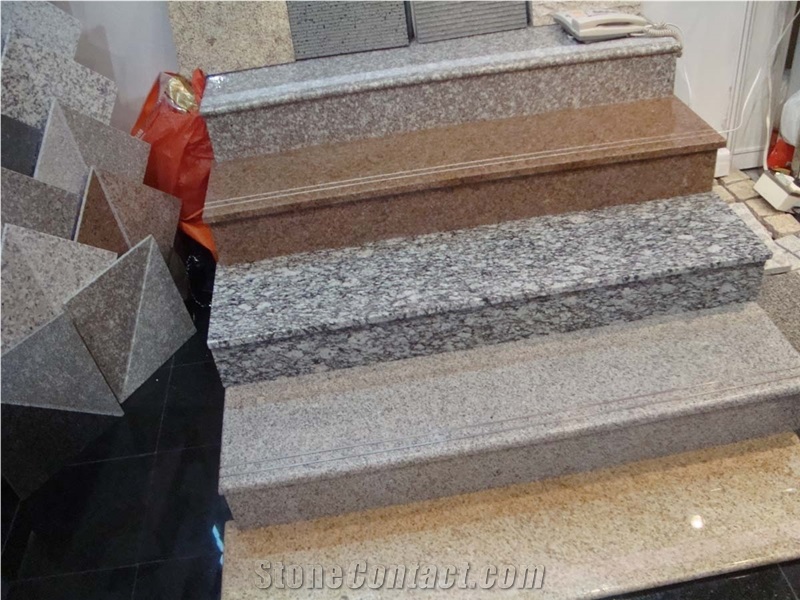China White Granite Stair & Steps,Treads and Risers