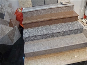 China White Granite Stair & Steps,Treads and Risers