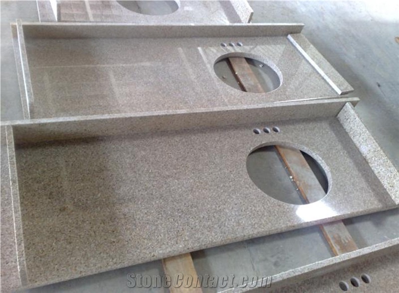 Granite Countertops & Vanity Tops, G682 Yellow Granite Kitchen Countertops