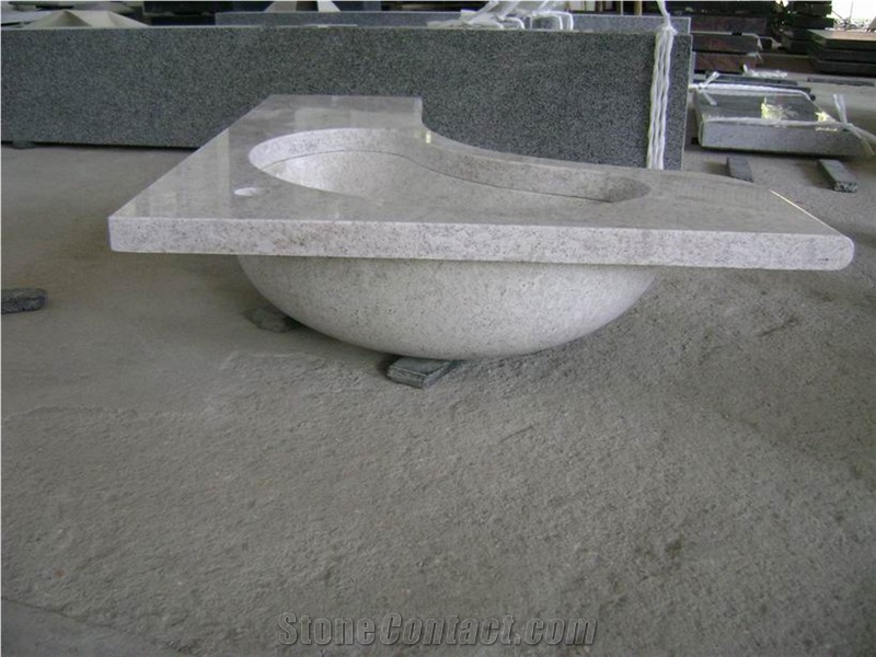 Sinks and Wash Basins, White Granite Wash Basins