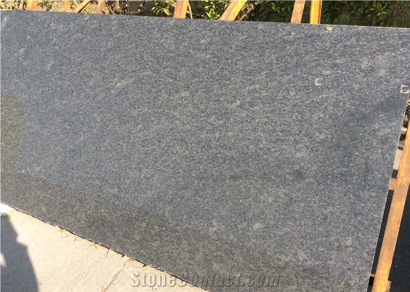 Steel Grey Granite,India Black Granite Tiles & Slabs