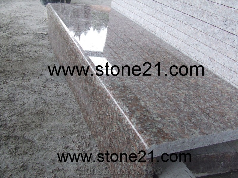 Bainbrook Peach Granite Tiles & Slabs, China Red Granite
