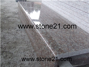 Bainbrook Peach Granite Tiles & Slabs, China Red Granite