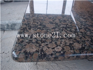 Baltic Brown Countertops, Baltic Brown Granite Kitchen Worktops, Brown Granite Natural Stone Custom Bench Tops