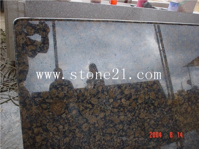 Baltic Brown Granite Kitchen Countertop, Brown Granite Kitchen Bar Top, Finland Brown Granite