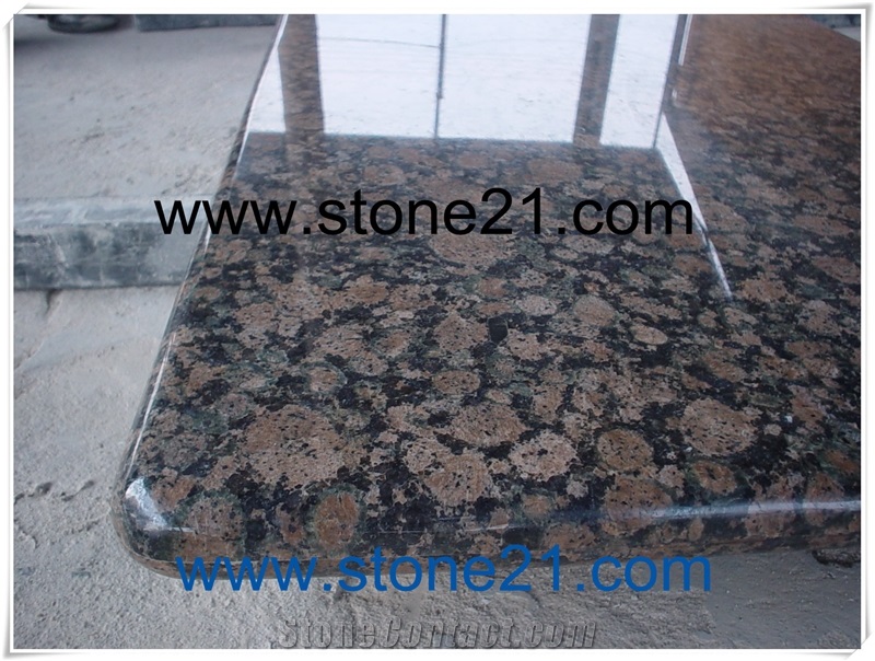 Baltic Brown Granite Kitchen Countertop, High Quality Of Baltic Brown Granite Countertops