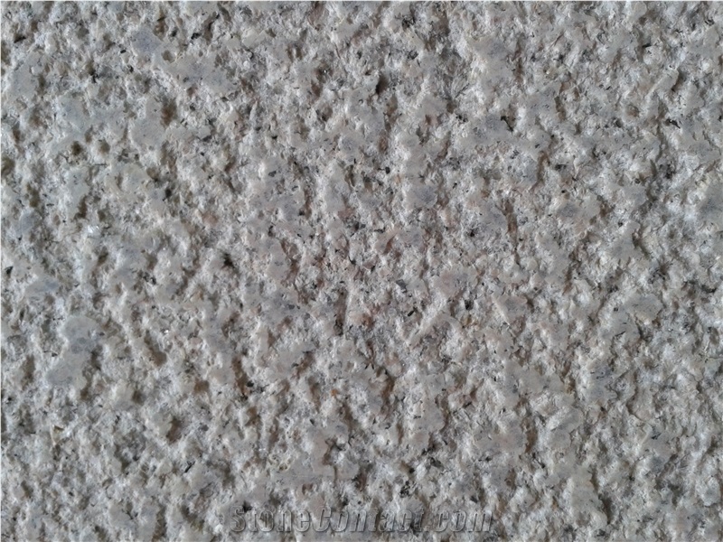 Bush Hammered G681 Granite Flooring Tiles, Rose Pink Granite