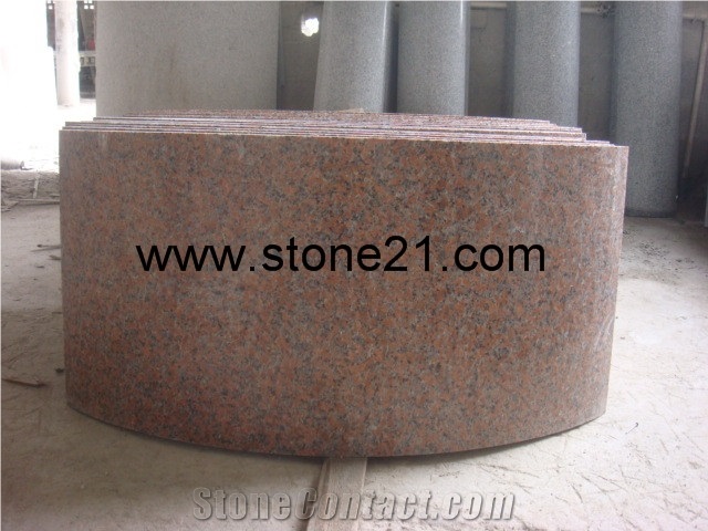 G562 Granite Column,China Red Granite Column,G562 Granite