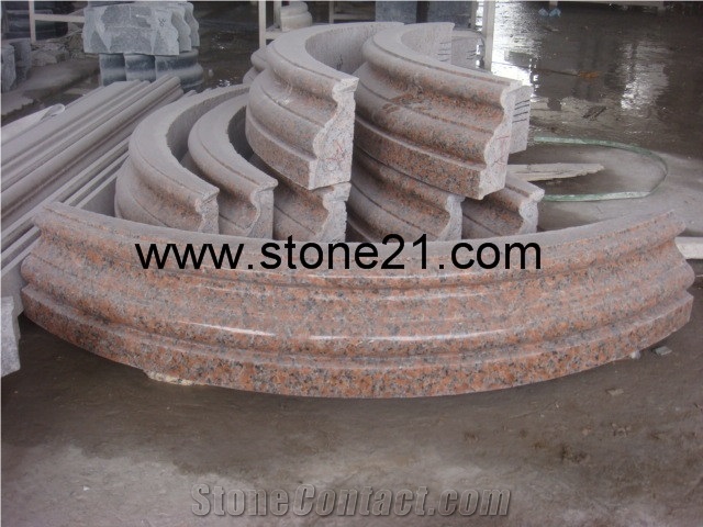 G562 Granite Column,China Red Granite Column,G562 Granite