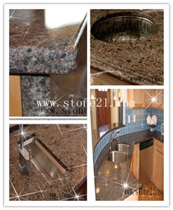 Labrador Antique Granite Countertops, Customed Labrador Antique Granite Bench Tops & Kitchen Worktops
