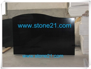 Shanxi Black Granite Tombstone & Monument,Memorials,Gravestone & Headstone Export to Romania