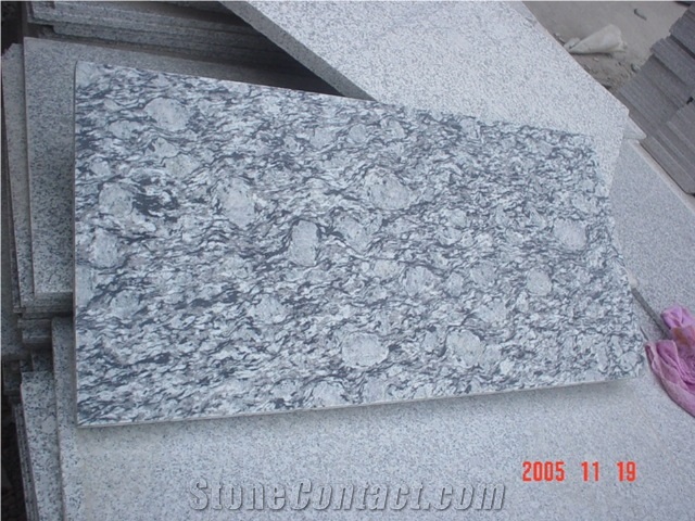 Wave White Granite,Spray White Granite Kitchen Worktops