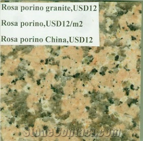 Rosa Porino Granite Slabs & Tiles, China Pink Granite