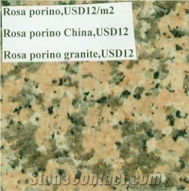 Rosa Porino Slabs & Tiles, China Pink Granite
