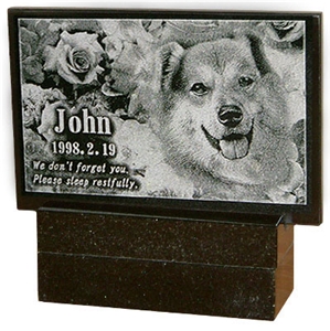 Cl-Pm028,Pet Tombstones,Pet Monuments,Dog Gravestone,Black Granite Headstones
