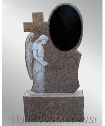 Cl-Rt188,Russian Tombstone,Shanxi Black Granite Tombstone,China Black Granite Headstones & Gravestone