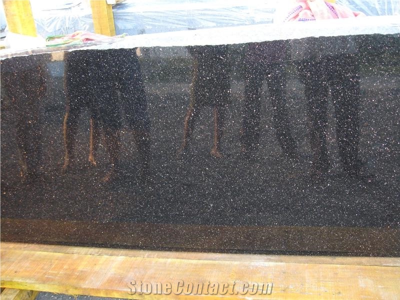 Black Galaxy Granite Premium Grade 20 mm Slabs & Tiles, Black Polished Granite Floor Tiles, Wall Tiles