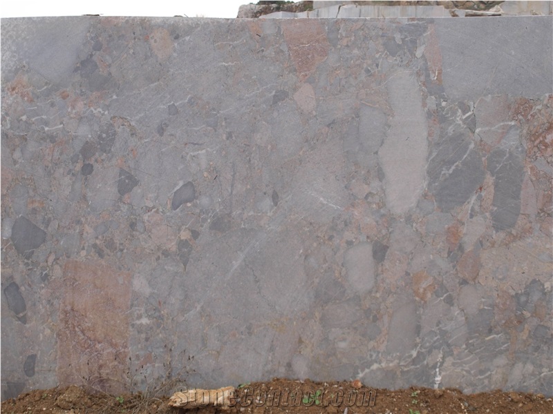 Kokkinovrachos Marble, Red-Rock Marble Blocks