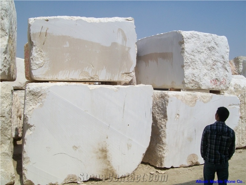Egypt Beige Limestone Blocks, Galala Beige Marble Block