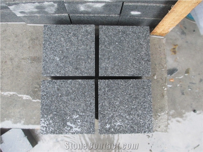 G654 Dark Grey Granite Cubes 10x10x10