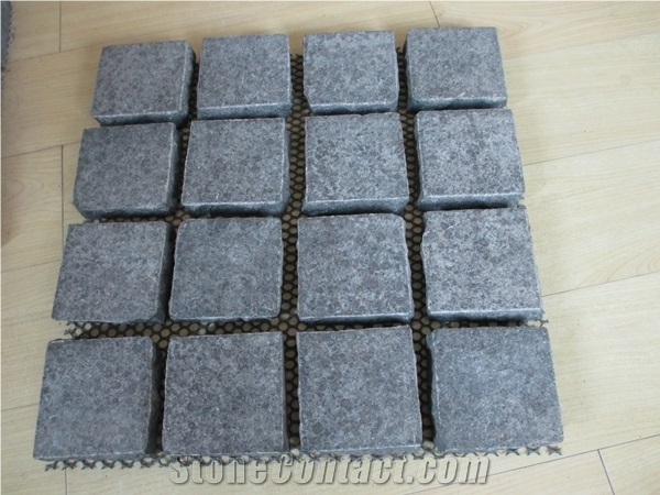 G684 Black Basalt Cube & Paving Stone