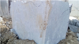 Kashmir White Granite Block, India White Granite