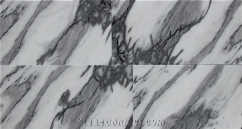 Bianco Fumo Marble Tiles, White Polished Marble Floor Tiles, Wall Tiles