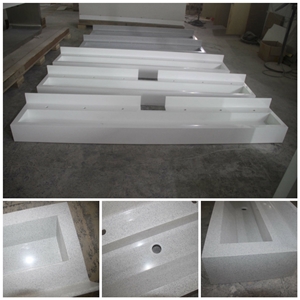 crystallized stone rectangular wash basin designs