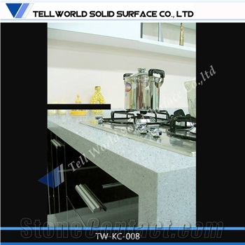 Custom solid surface kitchen countertops wholeset