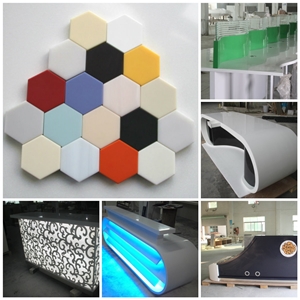 Modified Acrylic Solid Surface Sheets Support Multi-Colors