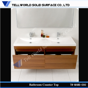 solid surface basins for bathroom