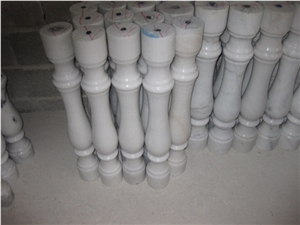 White Marble Bulustrade & Railing, China White Marble Handrail