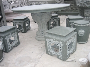 Garden Bench Sets, Outdoor Chairs, Polished Granite Table Sets, Table and Benches