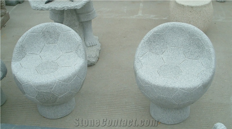 Natural Stone Chairs, Granite Bench, Park Furniture, Outdoor Chairs