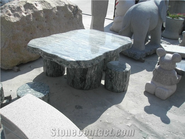 Natural Stone Table Sets, Garden Bench, Garden Tables, Outdoor Benches, Granite Table & Bench, Exterior Furniture