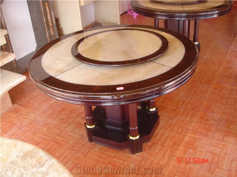 Polished Marble Furniture, Dining Room Table Top