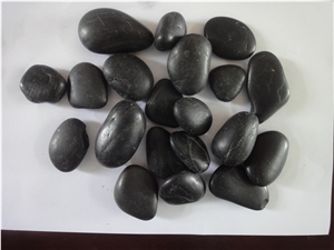 Polished Pebbles, Black Pebble Stone, River Stone, Pebble Walkway