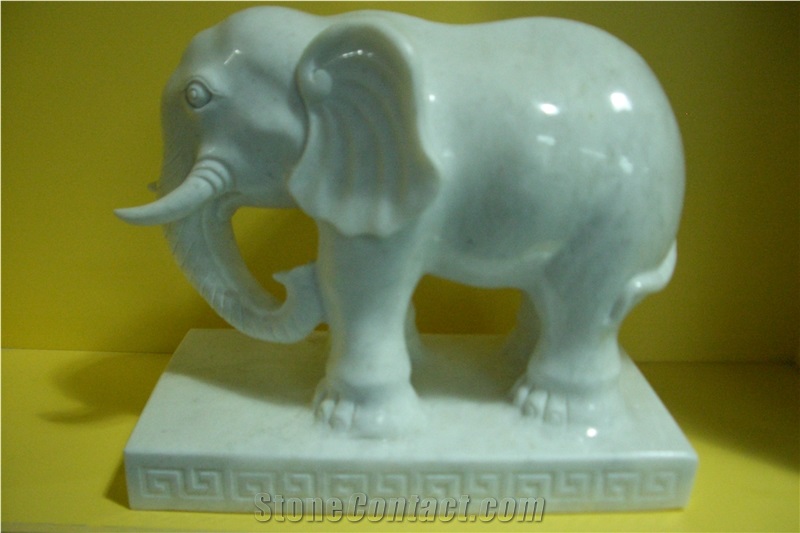 White Marble Sculpture, Animal Sculpture, Human Sculpture, Landscaping Stone Carving