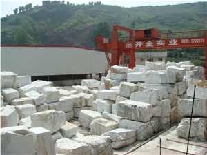 China Crystal White Marble Block
