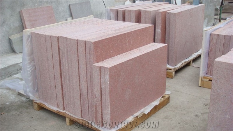 Flamed Sichuan Red Granite Slabs & Tiles, China Red Granite