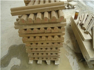 Natural Beige Sandstone Skirting,Sichuan Beige Sandstone Molding & Border