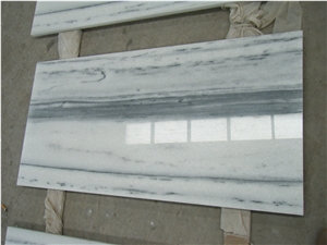 Sale China Straight Veins Crystal White Marble Slabs & Tiles