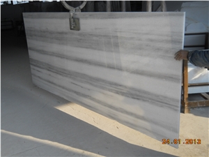 Ya"An Crystal White Wooden Marble Tiles & Slabs